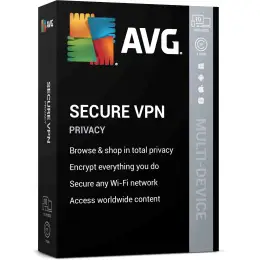 _Nová AVG Secure VPN pro více zařízení, na 12 měsíců Tovární Cena