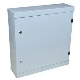 Přímo Od Výrobce LEXI-Net 19" nástěnný vertikální rozvaděč SOHO 2U+4U 530x155, plné dveře, šedý
