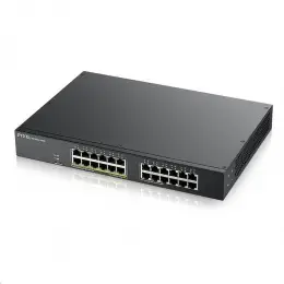 Nová Kolekce Zyxel GS1900-24EP 24-port Gigabit Smart Managed PoE Switch, 24x gigabit RJ45 (z toho 12x PoE), PoE budget 130W