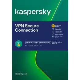Odeslání Ihned ESD Kaspersky VPN Secure Connection 5x 1 uživatel 1 rok