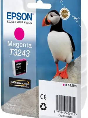 Aktuální C13T32434010 - EPSON T3243 ink pro SureColor SC-P400 - purpurová, originál