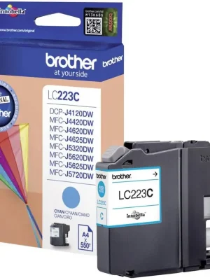 LC223C - Brother inkoust pro MFC-J5720DW, MFC-J5620DW, azurový, originál Nová Kolekce