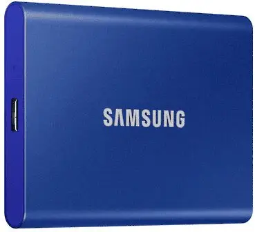 SAMSUNG Portable SSD T7 - Externí SSD USB-C, 2TB, indigo blue - MU-PC2T0H/WW Dokud Zásoby Vydrží